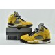 Nike Air Jordan 5 Retro T23 Tokyo Yellow 454783 701 Womens And Mens Shoes